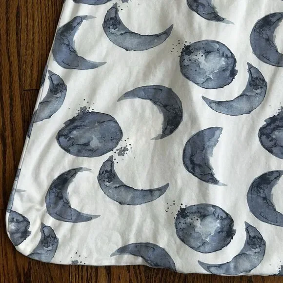 Burt's Bees Sleep Sack Large Celestial Moon Print 12-18 mo Beekeeper Organic - Picture 6 of 7